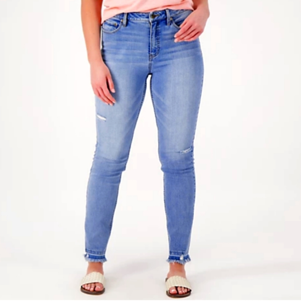 NEW FALL READY Candace Cameron Bure PLUS Pacific Denim Release Hem Jean 24W 3X